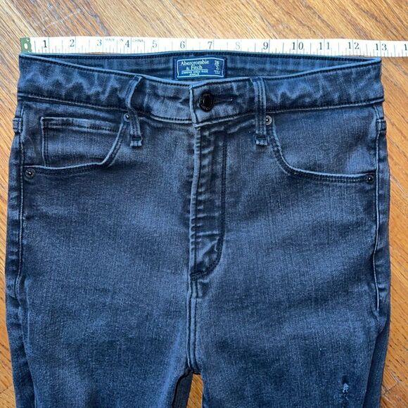 Abercrombie & Fitch Simone High Ankle Rise Super Skinny jeans Size 2 - Picture 10 of 16